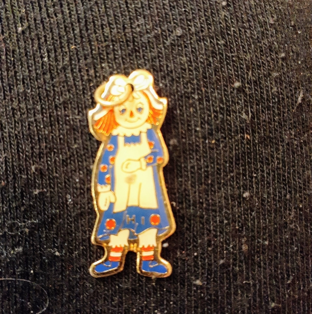 Vintage Raggedy Ann charm